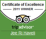TripAdvisor Certificate of Excellence 2011